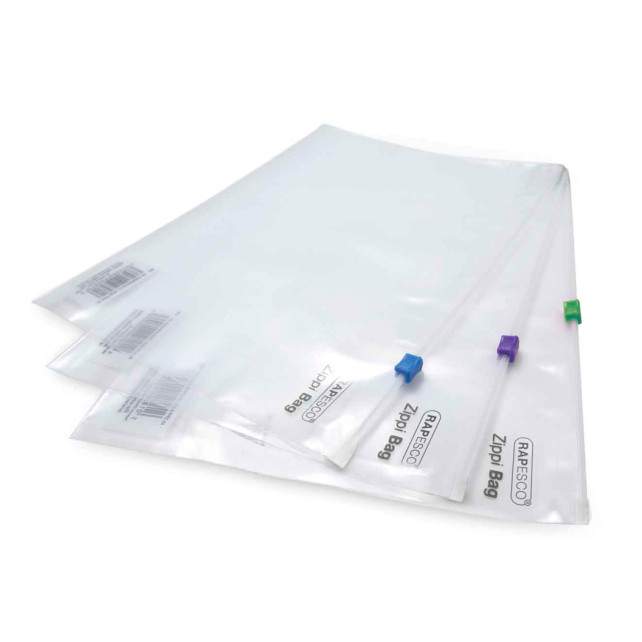 Zippi Bag with Plastic Zip, A4+ (clear)