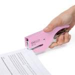 SP-10 Stapling Plier (10/4mm) Candy Pink/Chrome - in use