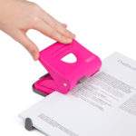 Hole Punch - 825 2-Hole - Hot Pink - In Use